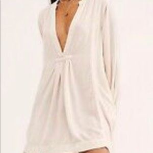 Free people x cp shades velvet mini dress nwot